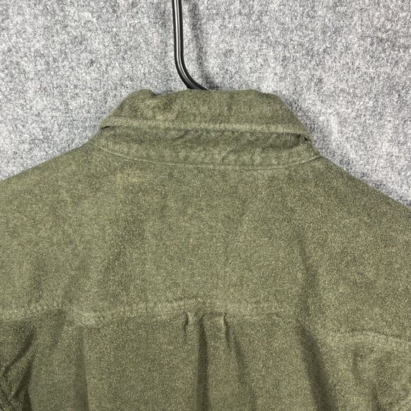 Vtg Moose Creek Legendary Flannel Shirt Mens Sz XL Green Solid Heavy EUC - Picture 10 of 11